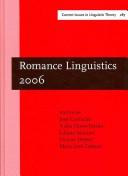 Cover for Romance linguistics 2006
