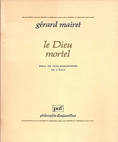 Cover for Le Dieu mortel