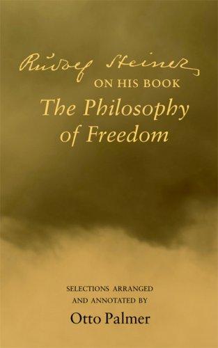 Cover for Rudolf Steiner on his book The Philosophy of Freedom