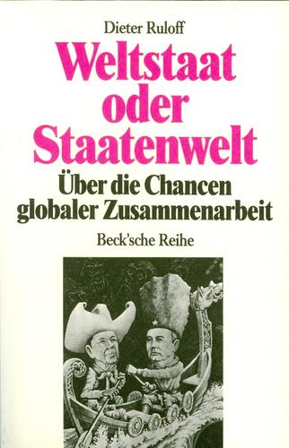 Cover for Weltstaat oder Staatenwelt?