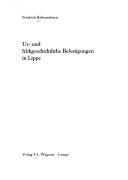 Cover for Ur- und frühgeschichtliche Befestigungen in Lippe