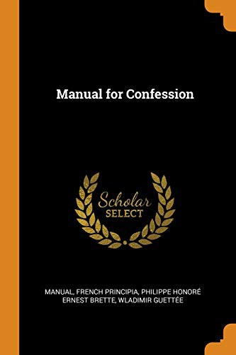 Cover for Manual for Confession
