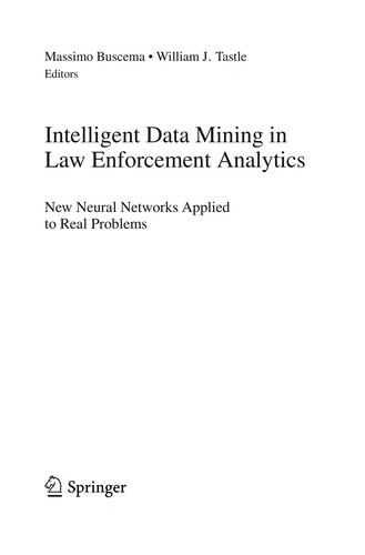 Cover for Intelligent Data Mining in Law Enforcement Analytics