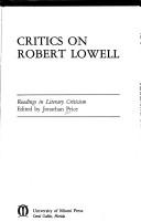 Cover for Critics on Robert Lowell.