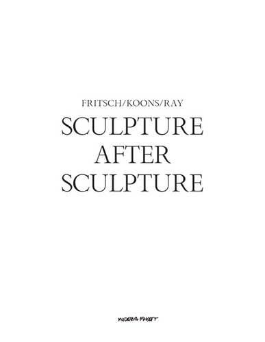 Cover for Sculpture after Sculpture