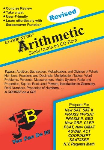 Cover for Ace's Arithmetic  CD Software Exambusters Study Cards (Ace's Exambusters Study Cards)