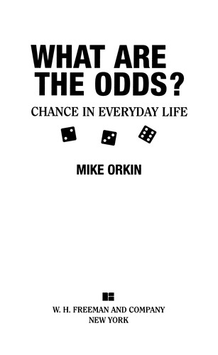 Cover for What are the odds?