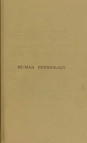 Cover for Human physiology