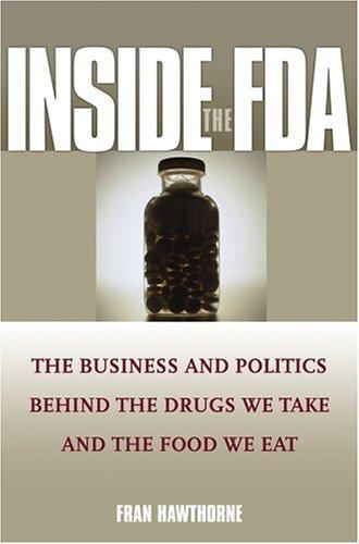 Cover for Inside the FDA