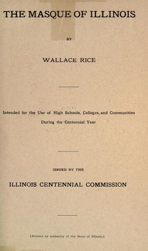 Cover for The masque of Illinois