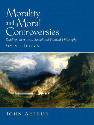 Cover for Morality and moral controversies