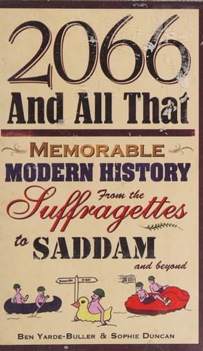 Cover for 2066 and All That