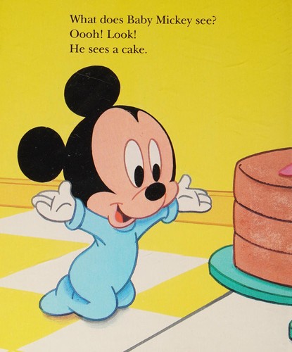 Cover for What does baby Mickey find?