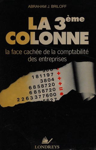 Cover for La 3e colonne