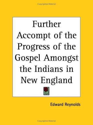 Cover for Further Accompt of the Progress of the Gospel Amongst the Indians in New England