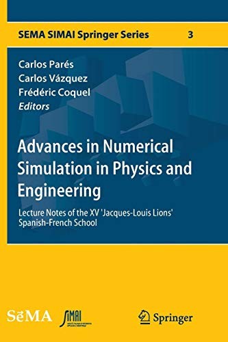 Cover for Advances in Numerical Simulation in Physics and Engineering
