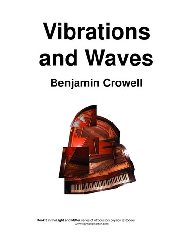 Cover for Vibrations and waves