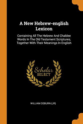 Cover for A New Hebrew-english Lexicon