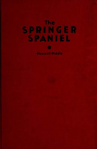 Cover for The springer spaniel