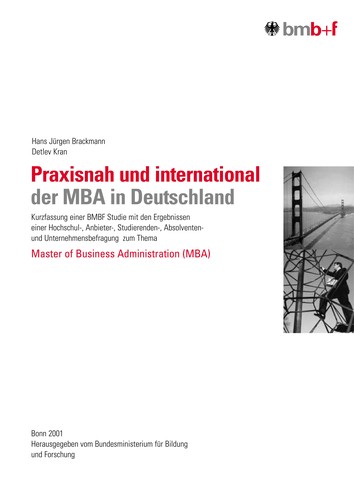 Cover for Praxisnah und International - der MBA in Deutschland
