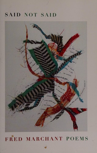 Cover for Said not said