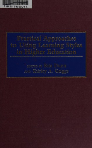 Cover for Practical approaches to using learning styles in higher education