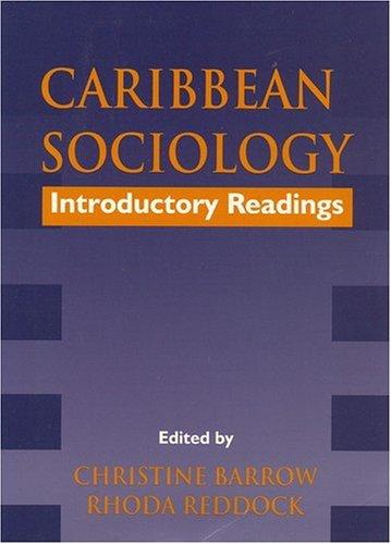 Cover for Caribbean Sociology