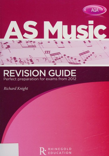 Cover for AQA AS Music revision guide
