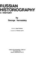 Cover for Russian historiography