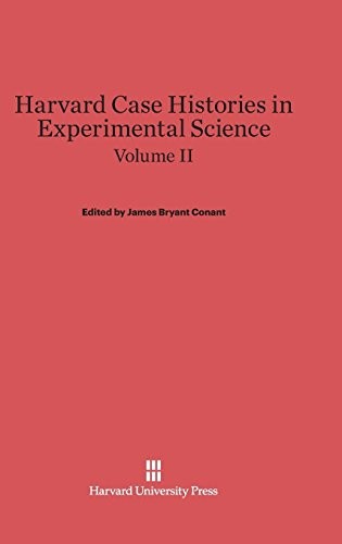 Cover for Harvard Case Histories in Experimental Science, Volume II
