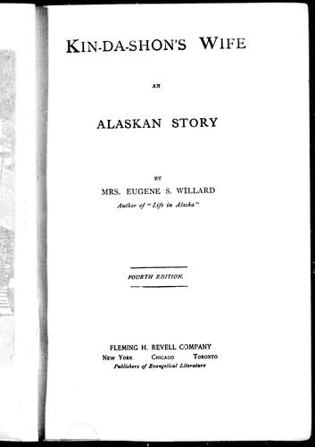 Cover for Kin-da-shon's wife