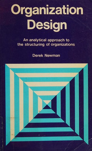 Cover for Organization design
