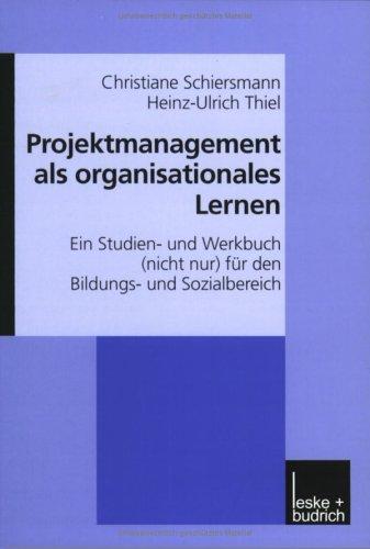 Cover for Projektmanagement als organisationales Lernen.