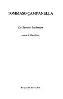 Cover for De Sancto Ludovico