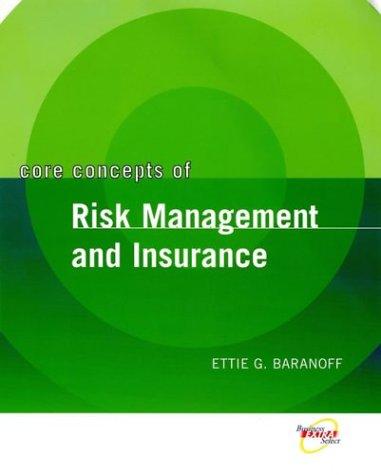 Cover for Core Concepts of Risk Management and Insurance