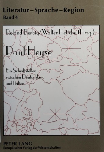Cover for Paul Heyse