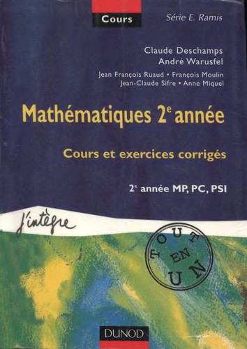 Cover for Mathématiques 2e année