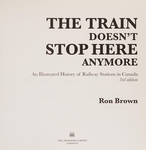 Cover for Train Doesn't Stop Here Anymore