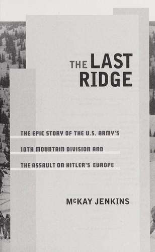 Cover for The last ridge