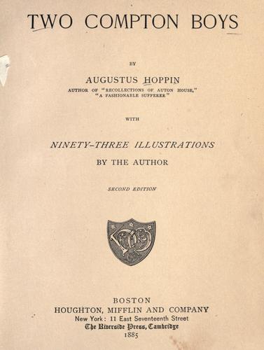Cover for Two Compton boys