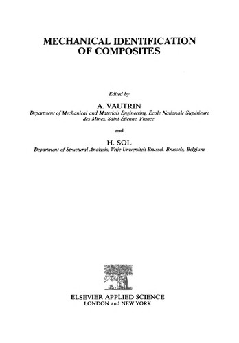 Cover for Mechanical Identification of Composites