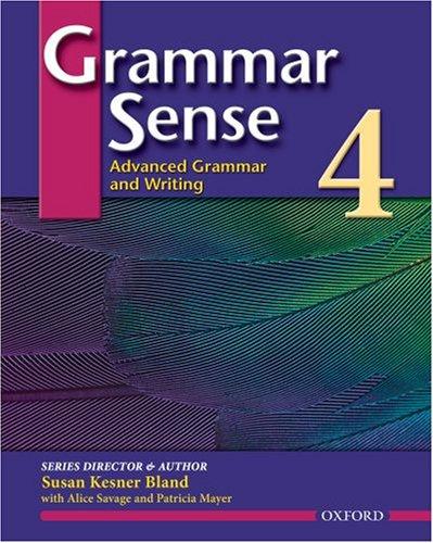 Cover for Grammar Sense