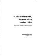 Cover for Luftschifferinnen, die man nicht landen lässt