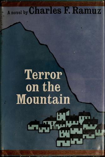 Cover for Terror on the mountain.