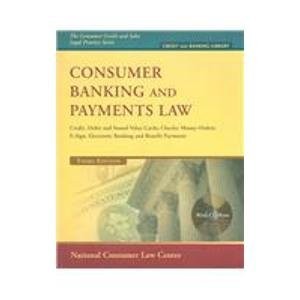 Cover for Consumer banking and payments law