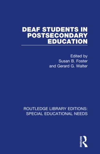 Cover for Deaf Students in Postsecondary Education