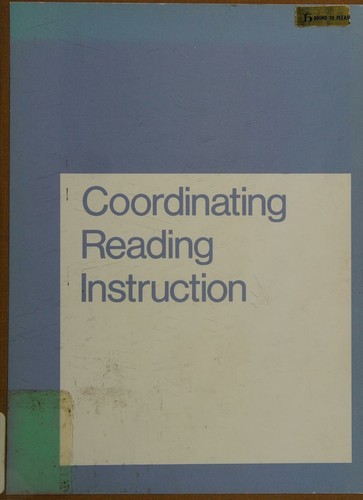 Cover for Coordinating reading instruction.