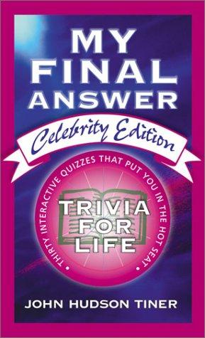 Cover for My Final Answer, Celebrity Edition