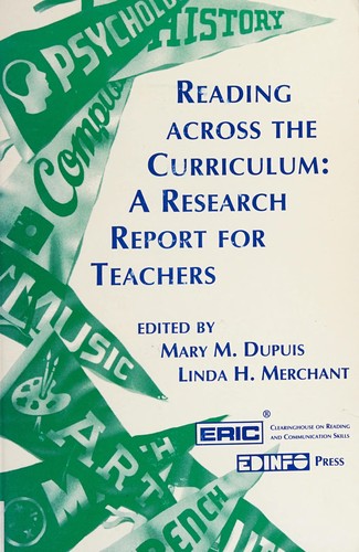 Cover for Reading across the curriculum