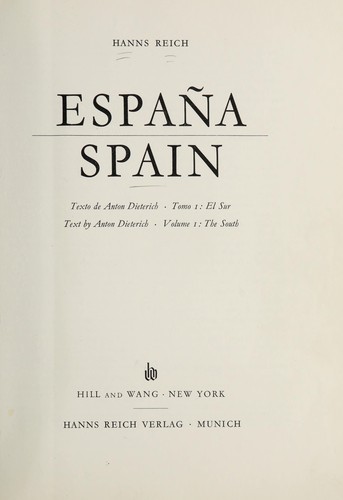 Cover for Spain